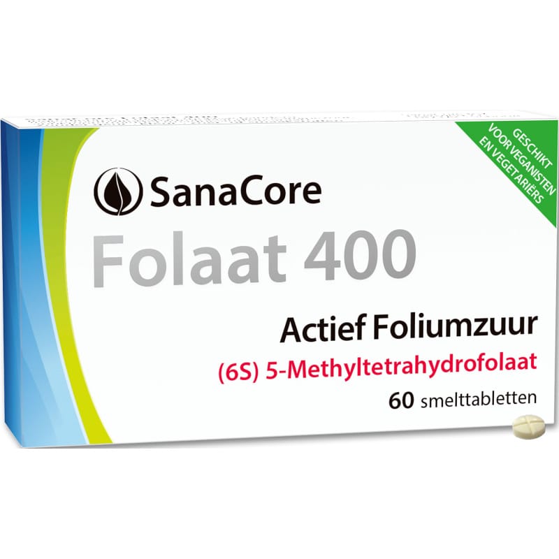 SanaCore Folaat actief foliumzuur - 6s Glucosamine